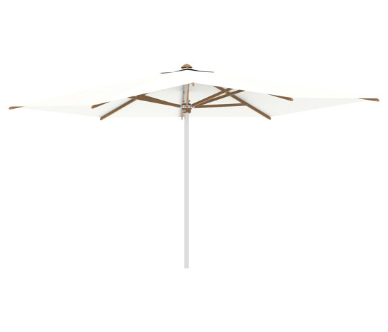 Shady umbrella 3x4m stainless steel pole & teak ribs | Parasols | Royal Botania