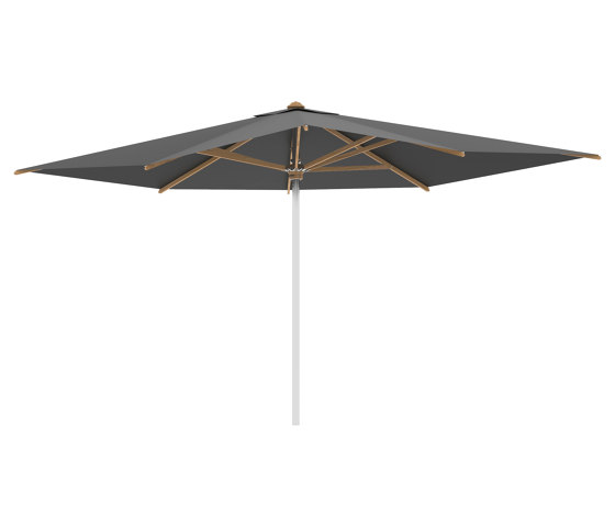 Shady umbrella 3x4m stainless steel pole & teak ribs | Parasols | Royal Botania