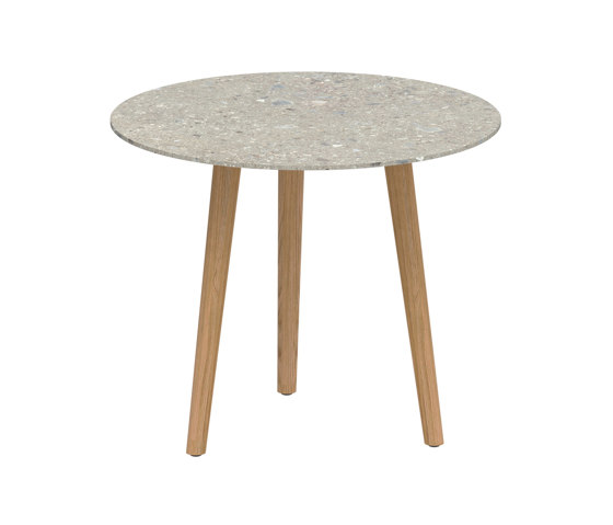 Styletto runder Tisch 90 standard dining teakholz Beine | Esstische | Royal Botania