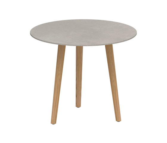 Styletto runder Tisch 90 standard dining teakholz Beine | Esstische | Royal Botania