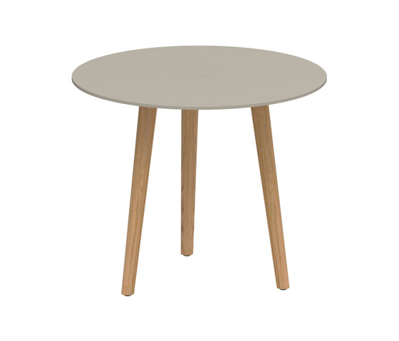 Styletto runder Tisch 90 standard dining teakholz Beine | Esstische | Royal Botania