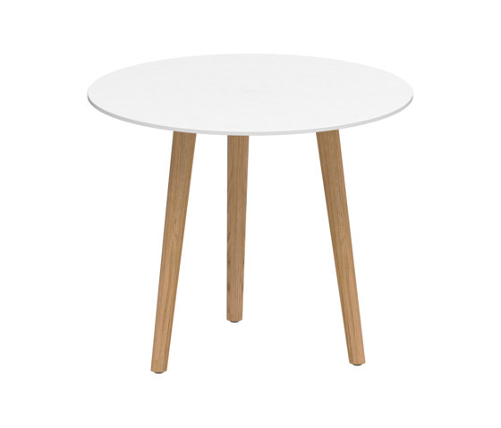 Styletto runder Tisch 90 standard dining teakholz Beine | Esstische | Royal Botania