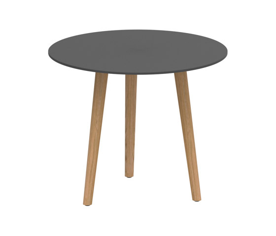 Styletto runder Tisch 90 standard dining teakholz Beine | Esstische | Royal Botania