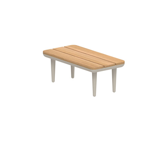 Styletto Lounge table 35 teak top | Tavolini alti | Royal Botania