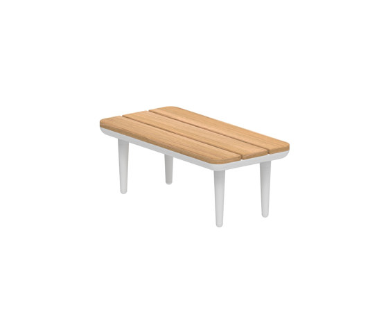 Styletto Lounge table 35 teak top | Tavolini alti | Royal Botania