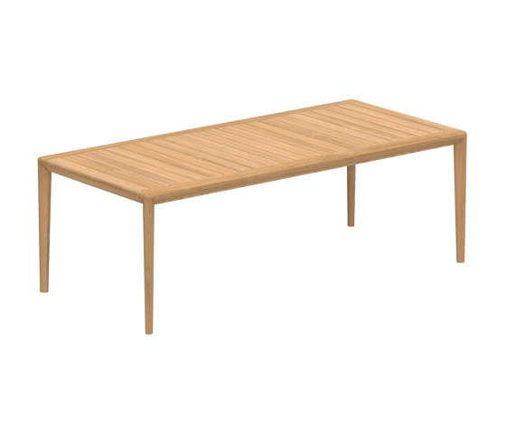 U-Nite table 220x100cm teak | Dining tables | Royal Botania