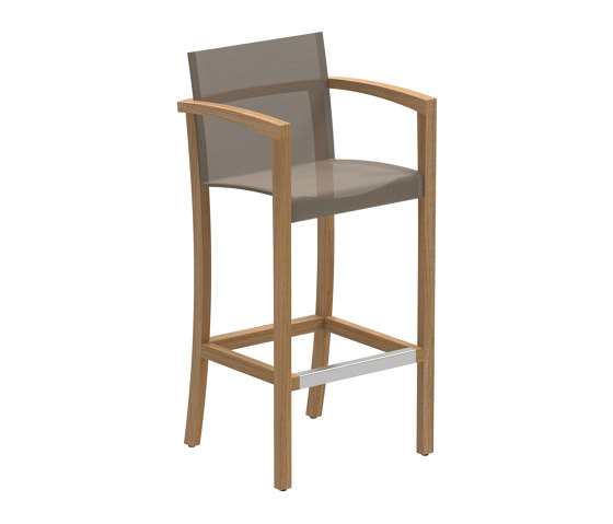 XQI bar chair teak | Sgabelli bancone | Royal Botania