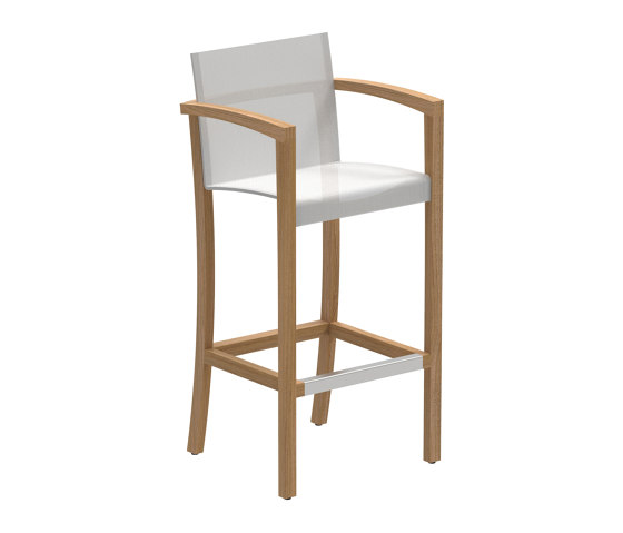 XQI bar chair teak | Taburetes de bar | Royal Botania