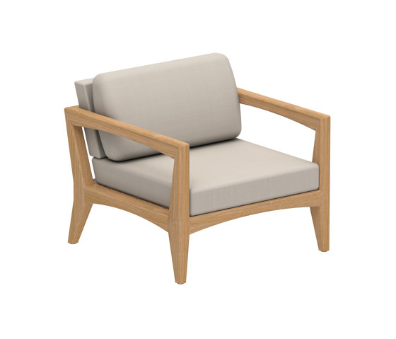 Zenhit Lounge one seater teak | Armchairs | Royal Botania