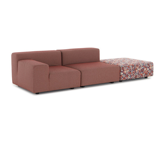 PLASTICS OUTDOOR LIBERTY 2 Seater + 1 Pouf Artemis RUSSET | Divani | Kartell