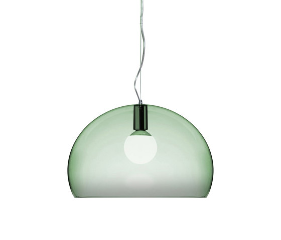 Fl/Y Transparent Sage Green | Suspended lights | Kartell