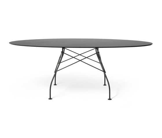 Glossy XXL Outdoor Oval Negro | Mesas comedor | Kartell