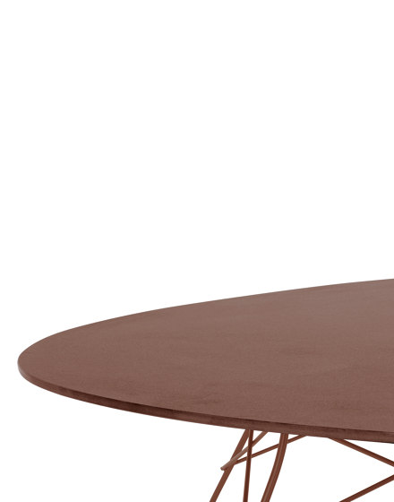 GLOSSY XXL Outdoor Oval BORDEAUX | Mesas comedor | Kartell