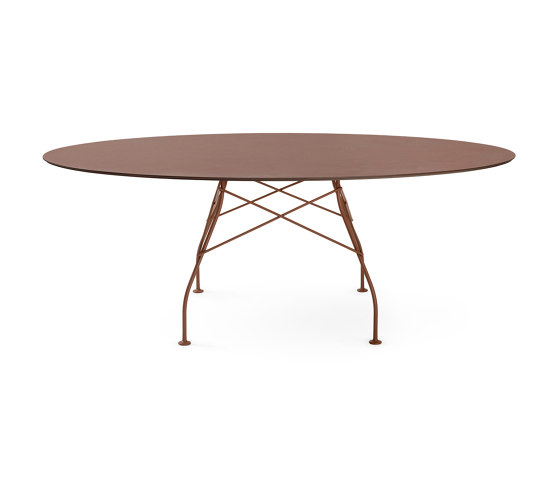 Glossy XXL Outdoor Oval Burdeos | Mesas comedor | Kartell