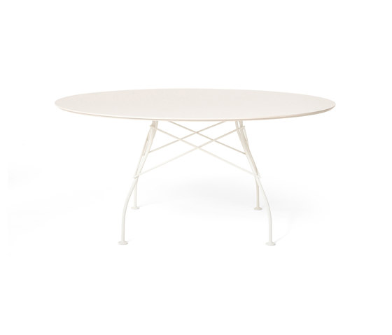 GLOSSY XXL Outdoor Round WHITE | Mesas comedor | Kartell