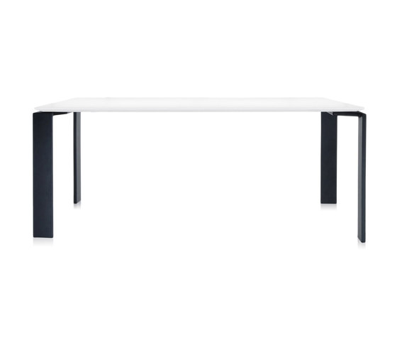 Four Soft Touch Negro/Blanco 190 x 79 cm | Mesas contract | Kartell