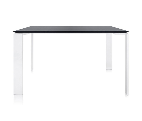 FOUR SOFT TOUCH Square BLACK STRUCTURE: WHITE | Tavoli contract | Kartell