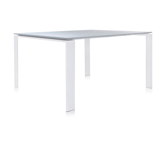 Four Soft Touch Cuadrado Blanco Blanco | Mesas contract | Kartell