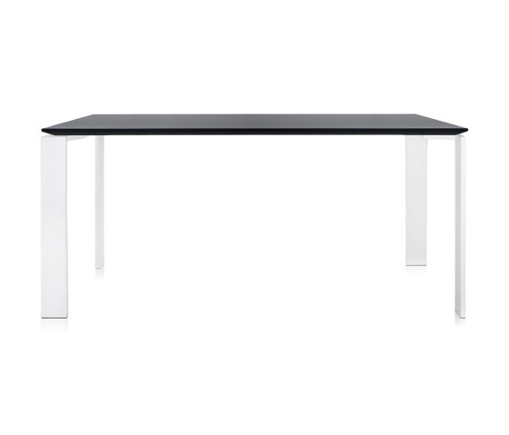 FOUR SOFT TOUCH WHITE/BLACK 158x79 cm | Tables collectivités | Kartell