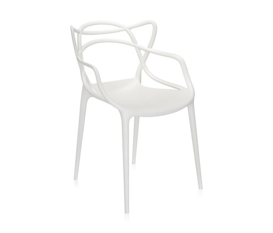 MASTERS (4 chairs) WHITE | Chaises | Kartell