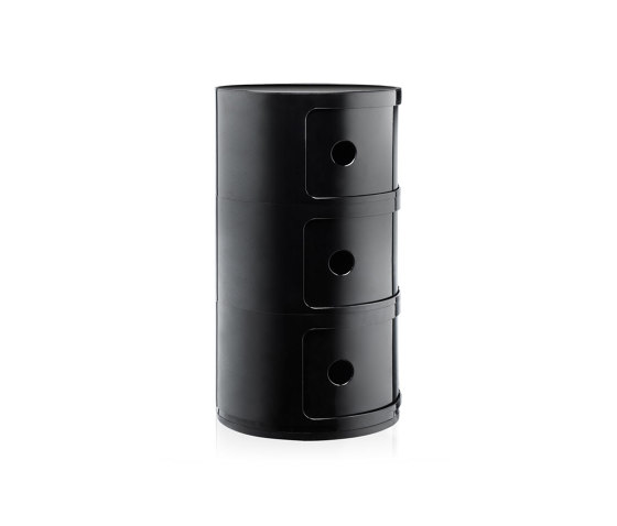 Componibili Classic Negro 3 Elementos | Mesas auxiliares | Kartell