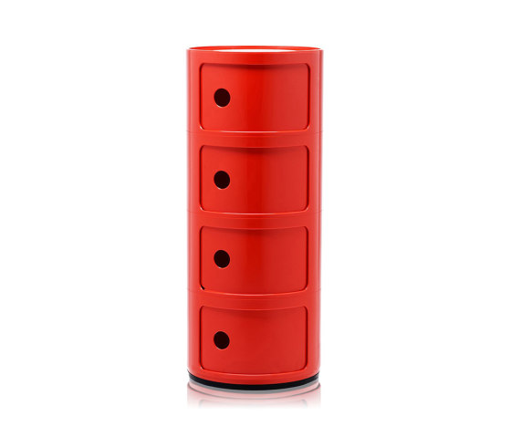 Componibili Classic Rosso 4 Elementi | Tavolini alti | Kartell