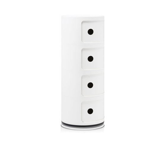 Componibili Classic White 4 Modules | Side tables | Kartell