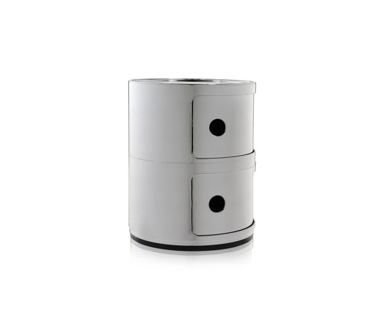 COMPONIBILI METAL CHROMED 2 MODULES | Side tables | Kartell