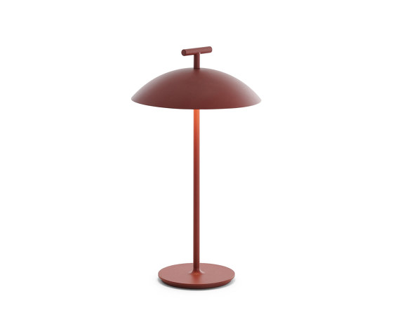 MINI GEEN-A Battery Version BRICK RED | Luminaires de table | Kartell