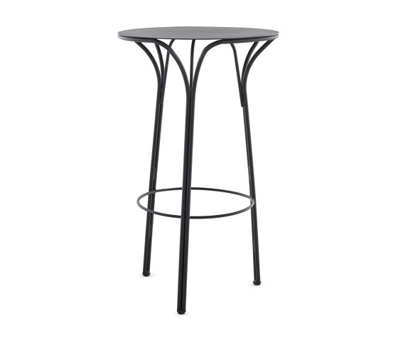 Hiray Table Haute Noir | Tables hautes | Kartell