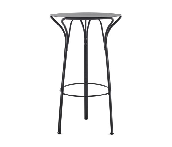 Hiray Table Haute Noir | Tables hautes | Kartell