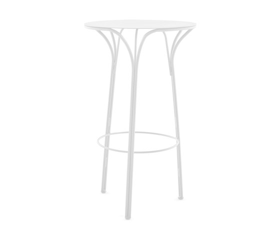 Hiray Table Haute Blanc | Tables hautes | Kartell