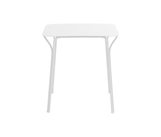 Hiray Tavolo Quadrato Bianco | Tavolini alti | Kartell