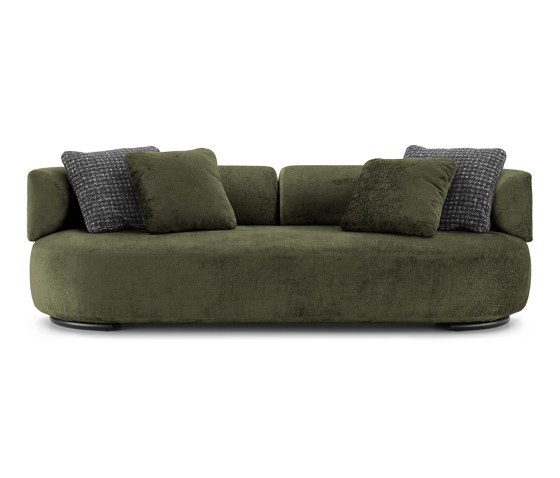 K-Waiting Sofa Chenille Grün | Sofas | Kartell