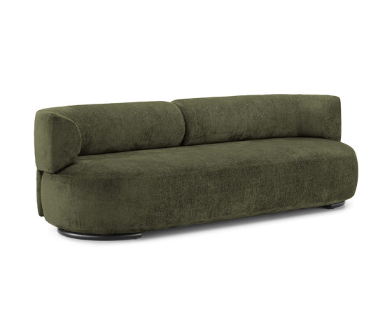 K-Waiting Sofa Chenille Vert | Canapés | Kartell