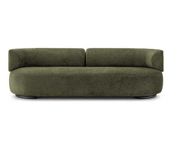 K-Waiting Sofá Chenille Verde | Sofás | Kartell