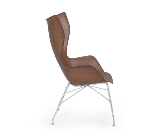 K/Wood Basic Veneer Bois Foncé - Basic Veneer | Fauteuils | Kartell