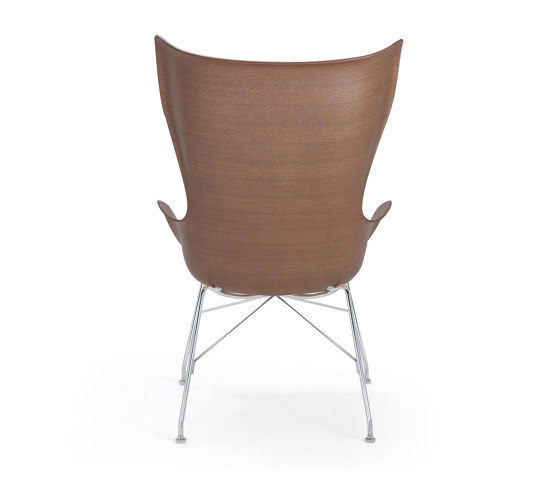 K/Wood Basic Veneer Bois Foncé - Basic Veneer | Fauteuils | Kartell