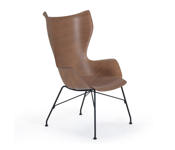 K/Wood Basic Veneer Bois Foncé - Basic Veneer | Fauteuils | Kartell