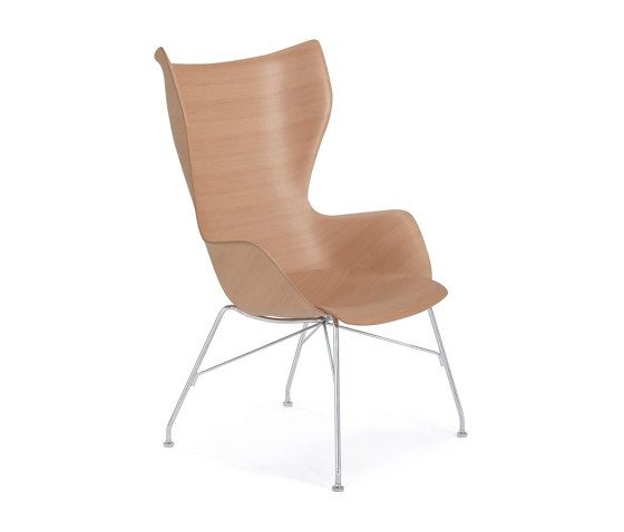 K/Wood Basic Veneer Bois Clair - Basic Veneer | Fauteuils | Kartell