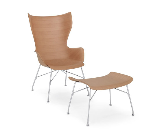 K/Wood Basic Veneer Bois Clair - Basic Veneer | Fauteuils | Kartell