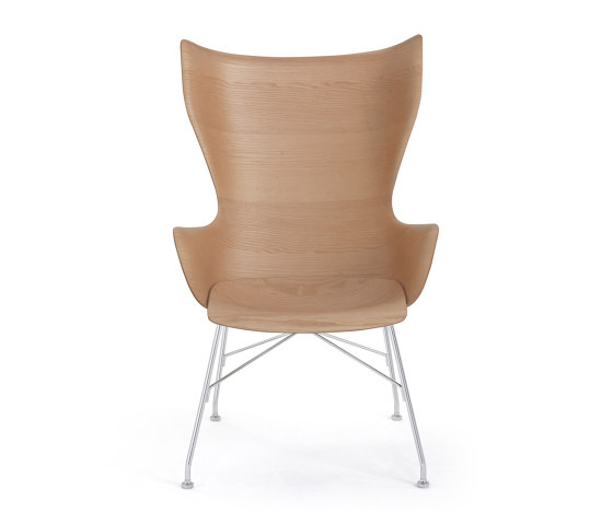 K/Wood Slatted Ash Madera Clara - Slatted Ash | Sillones | Kartell