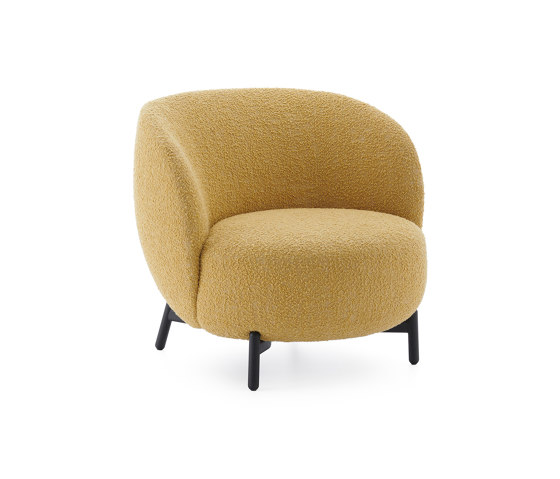 Lunam Armchair Curly Acid Yellow | Sillones | Kartell