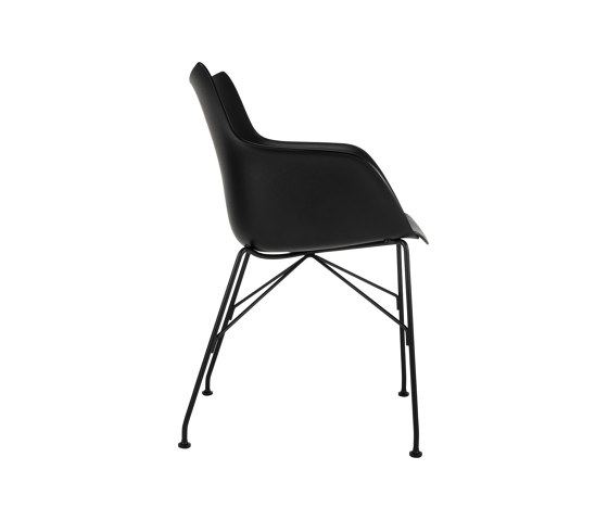 Q/WOOD LEGNO BASIC VENEER BLACK WOOD/BLACK | Armchairs | Kartell