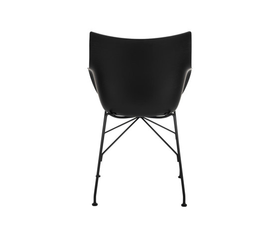 Q/WOOD LEGNO BASIC VENEER BLACK WOOD/BLACK | Armchairs | Kartell