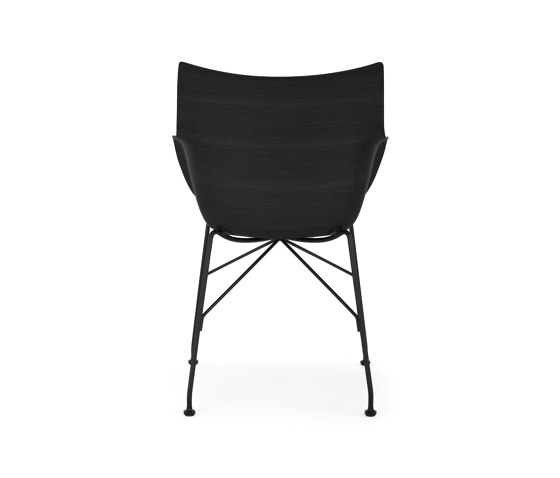 Q/Wood Soft Bois Noir/Noir/Noir | Fauteuils | Kartell