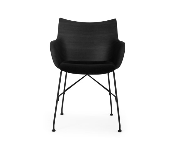 Q/Wood Soft Bois Noir/Noir/Noir | Fauteuils | Kartell