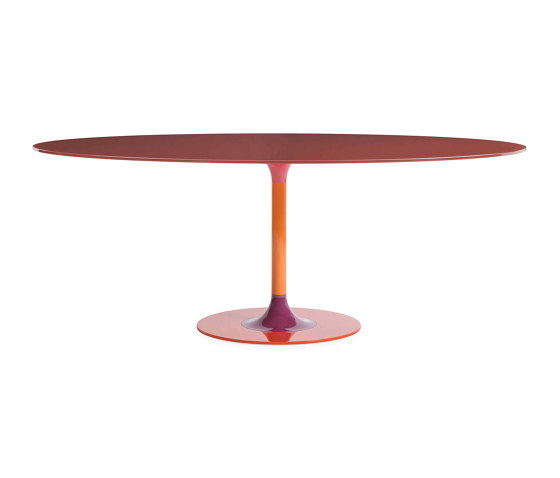 Thierry XXL Oval Burdeos | Mesas comedor | Kartell