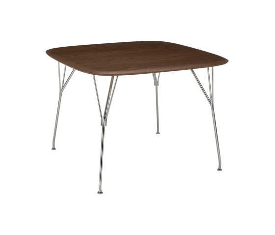 VISCOUNT OF WOOD Square WALNUT | Dining tables | Kartell