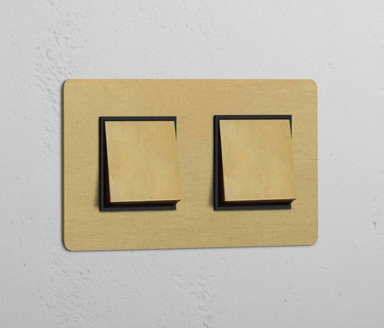 Double 2x Rocker Switch | Two-way switches | Corston Architectural Detail